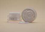 Customized Cosmetic Cream Containers , Plastic Acrylic Cream Jar For Musk Mud