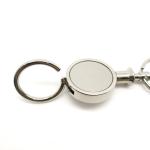 Siliver Logo Customized Logo Metal Keychain Holder