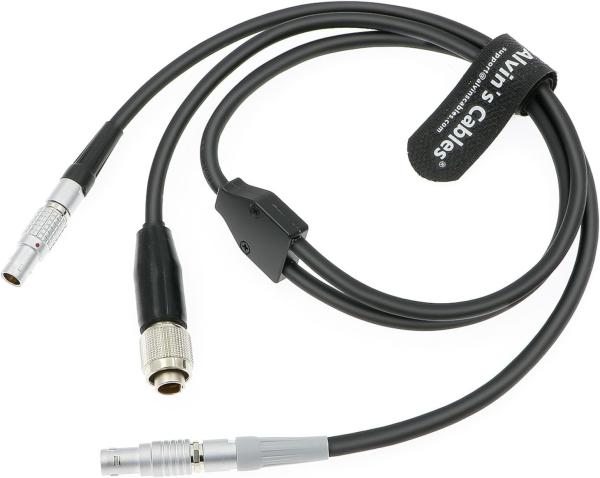 CAM 7 Pin to Hirose 8 Pin + 2 Pin Cable for ARRI RIA-1| cforce RF Motor for Sony