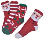 Polyester plush therapy foot spa socks Christmas theme Winter