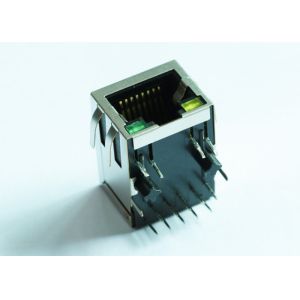 China ARJM11A1-809-KB-CW2 2.5G Base-t Magnetic Single Port RJ45 Jack With LED on sale