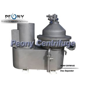 5000l/H 2 Phase Clarify Beer Yeast Disc Stack Centrifuges Vertical Structure