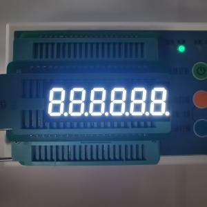 China White 6 Digit 20mA 0.36&quot; 9.2mm 7 Segment Led Display factory