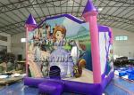 Pink Castle Princess Inflatable Bouncer Slide Combo With 18 OZ Vinyl PVC