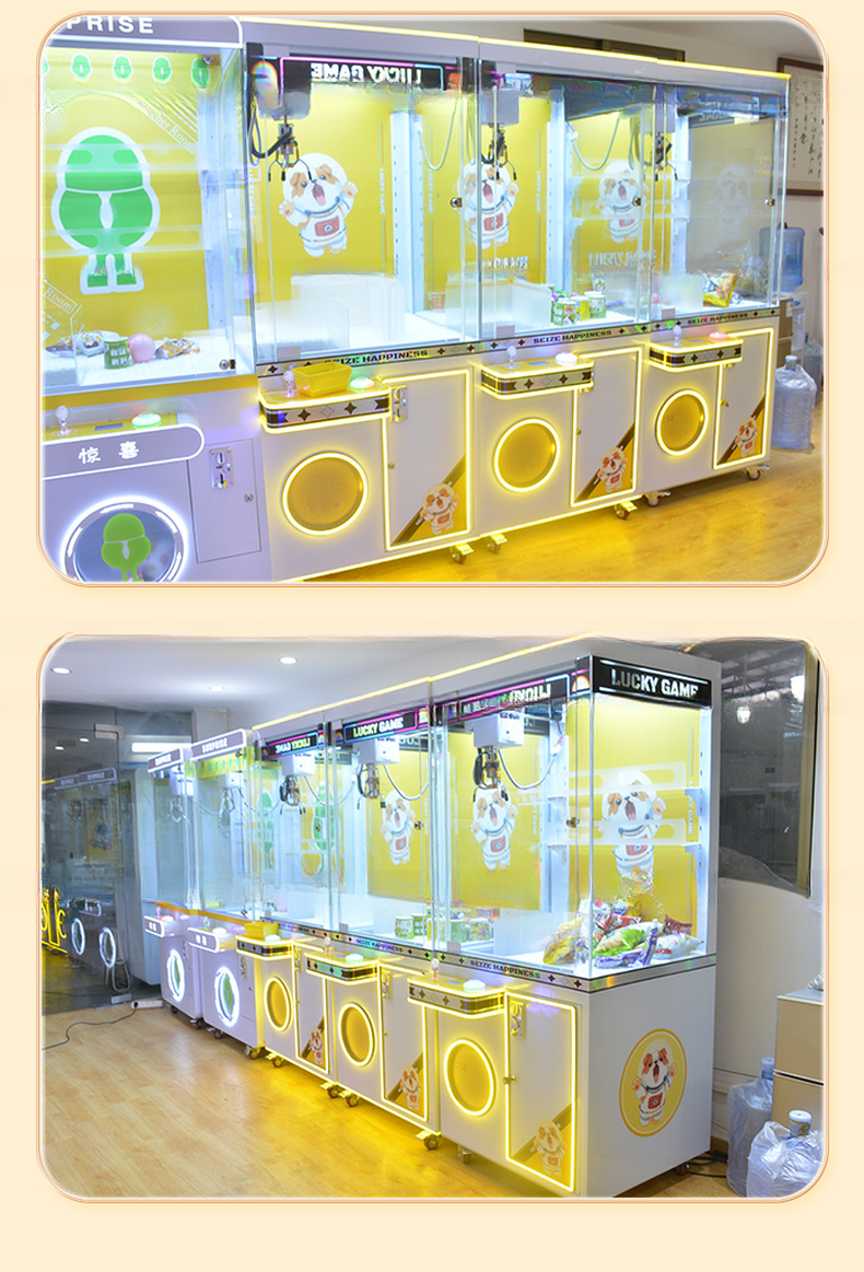 Dreamland 2024 Mini Super Claw Crane Machine Arcade Multiple Colorful Claw Toys Machine Doll Park Teddy Bear Claw Machine