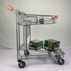 China Tally Dedicated Q195 Steel Heavy Duty Warehouse Trolley Carrying Capacity 200kgs factory