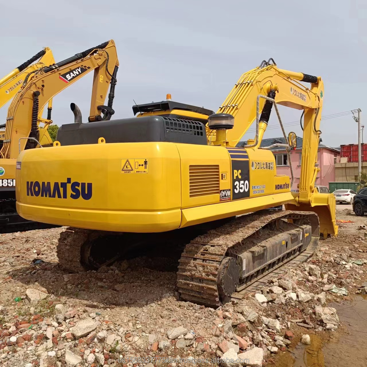 Used Komatsu PC350 Excavator 35 Ton Crawler Hydraulic Excavator with 0.3M³ Bucket Capacity