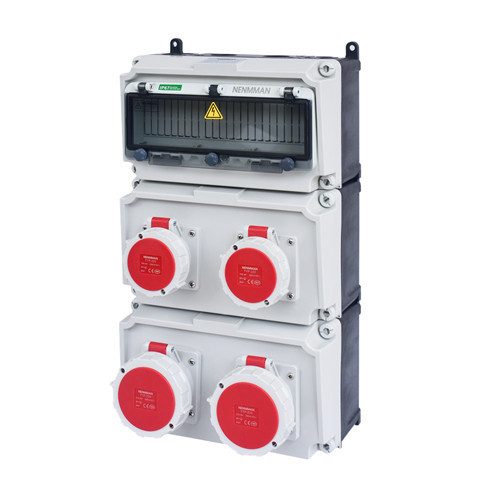 China PC IP67 32A Industrial Stepped Overhaul Power Supply Box Customizable factory