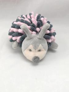 China Super Soft Brown Fur Plush Cute Hedgehog Baby Toys For Children factory