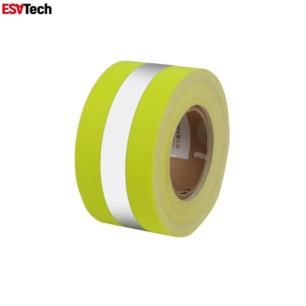 China EN 20471 Fireproof Flame Retardant Reflective Tape For Jacket Clothes Safty Wear Outwear factory
