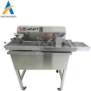 China Nuts Tempering Chocolate Making Machine 150kg Per Hour Snack Enrobing Machine factory
