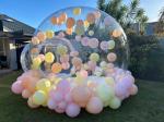 factory wholesale price bubble house with balloons Wedding Party bouncy double