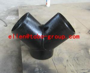 China TOBO STEEL Group carbon&amp;stainless&amp;alloy steel Y tee factory