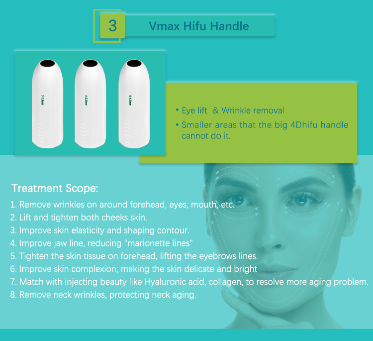 Slimming Body Ultrasound HIFU Machine , SMAS Face Lifting HIFU 7D Machine