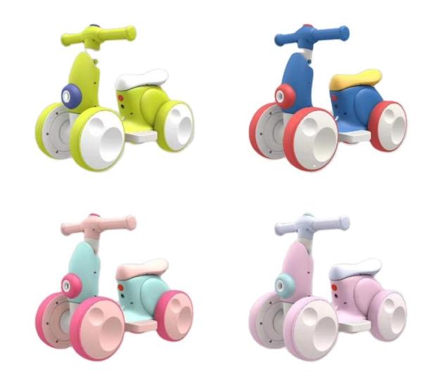2023 Baby 6V Electric Balance Car Carriage Toys for Kids Ride-On Car Balanced