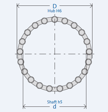 RL 453 - 4 Cheap Chinese Bearing One Way Clutch