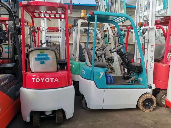 Counterweight Toyota FB20 Electric Second Hand Forklift 2 Ton