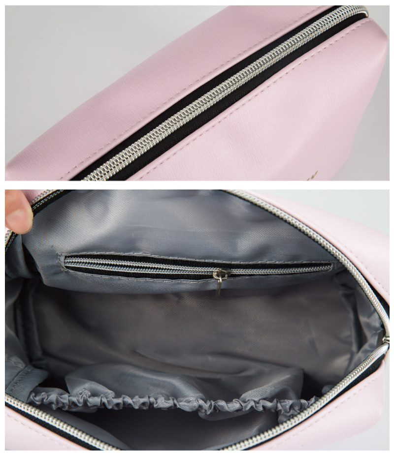 Custom Own Logo Makeup Pouch Mini Cosmetic Bag For Women Girls
