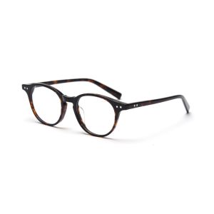 Male Acetate Frame Glasses Black SGS Spectacle Fashionable Optical Glasses