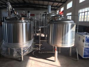 China 500L 1000L Craft Small Microbrewery Equipment , Beer Micro Brewing Systems factory