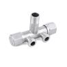Buy cheap OEM SUS304 Dual Outlet Angle Stop 1/2"X3/8" Explosion Proof from wholesalers