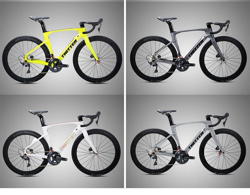 T900 Frame Carbon Road Bike Hydraulic Disc Brake Carbon Fibre Racing Bike