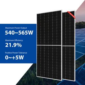 China JA Rooftop Solar Panel 540W 555W 560W 565W Solar Mono Perc Half Cut Shingled factory
