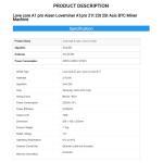 AISEN A1 PRO BTC Miner Machine , 2050W 2200W 2100W Love Core A1 Pro 23t 25T