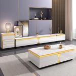 Rock Plate Hotel Room Cabinets Luxury TV Cabinet Sets Hotel Room Black Glass