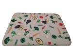 Fast Drying Stripe Cloth Kitchen Utensil Microfiber Dish Mat Quick Dry