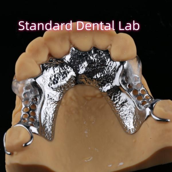 China Laser Printing Cobalt Chrome Partial Denture With Clear Clasps factory