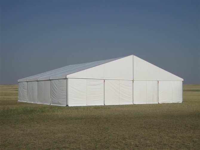 Relocatable Building Safety Exhibition Tents Economical Wooden Flooring