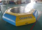 Commercial Water Games Inflatable Crocodile Water Trampoline With 0.9mm Pvc