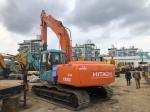 Good condition Second-hand 19400KG Orange Hitachi Excavator Zx200 with ISUZU AA