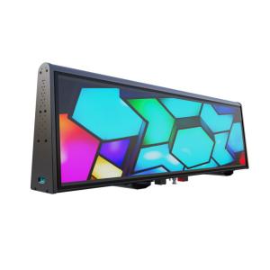 China Outdoor Taxi Roof LED Display Advertising Sign P2.5 Double Sided 240×320mm factory