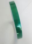 ISO9001 Dark Green Polyester Tape 85um With Silicone Adhesive For Coating
