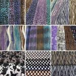 Dot Zebra Digital Print Tie Dye Pleated Crepe Woven Fabric 100gsm-250gsm