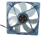 Transparent Blue Computer Case Cooling Fans , 12V Laptop Cooling Fan
