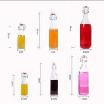 1000ml Glass Drink Bottles Coffee Juice Swing Top Glass Bottles