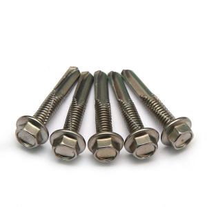 China Stainless Steel 550 Hex Head Self Drilling Screws For Heavy Thick Metal Steel factory
