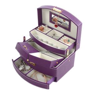 China Elegant Jewellery Presentation Boxes , High Durability Ring Storage Case factory