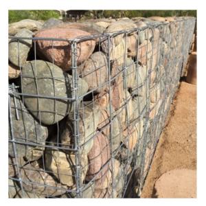 China Corrosion Resistant Outdoor Landscape Wire Mesh Box for Retaining Wall Construction factory