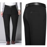 Midweight Men's Formal Trousers in Mint Green for Office Attire