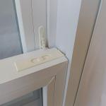 ISO9001 Glazed Tilt UPVC Double Hung Window Customized