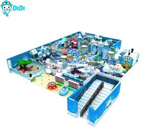 China Customized Color Size Snow Themed Kids Soft Play Indoor Equipment factory