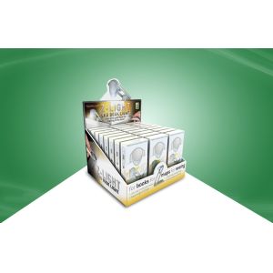 China Book Light Black Cardboard Countertop Displays With Dividers Recyclable OEM ODM on sale