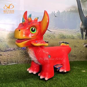 China Children Dinosaur Animal Amusement Ride for Shopping Mall with Light and Music factory