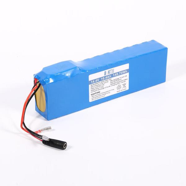 China High Power Large Capacity  BAKTH-18650-4S6P-2DC 14.4V 10.4Ah Rechargeable Lithium Battery Pack for Electric Scooters factory