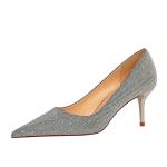 089990-2 Korean Professional OL Women'S Shoes, High-Heeled Shoes, Stiletto Heels