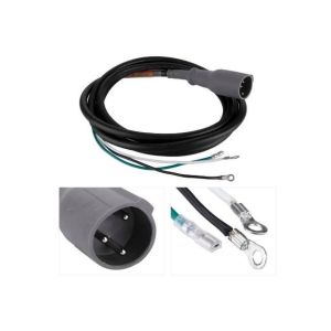 3Pin Interface 48V Club Car Charger Plug With Wire 3.3 Meters Length